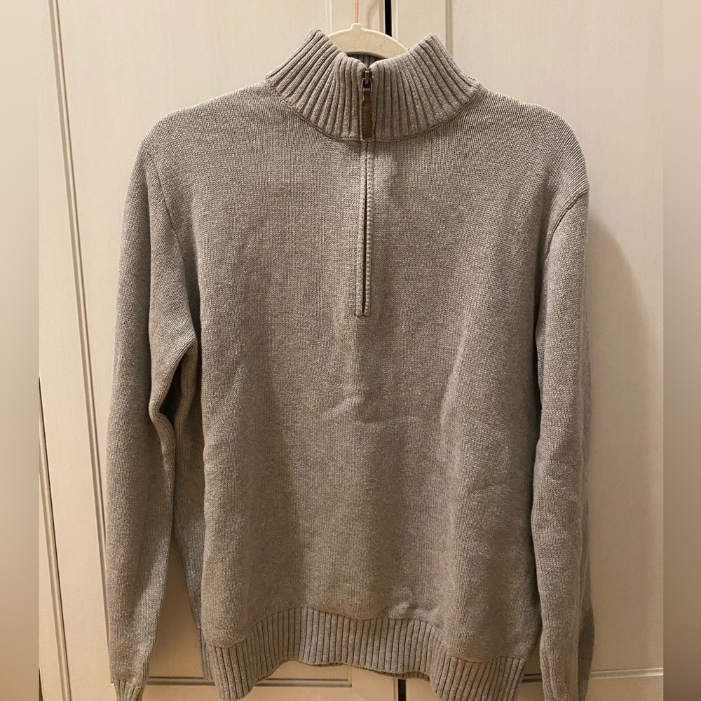 Brandy Melville grey quarter zip